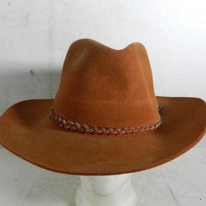 Resistol Self Conforming Roundup Collection Brown Western Cowboy Hat Size 7 1/4